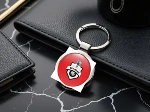 Keyring Best Personalised Ring Steel Stylish